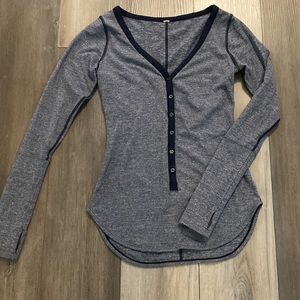 Lululemon Henley long sleeve